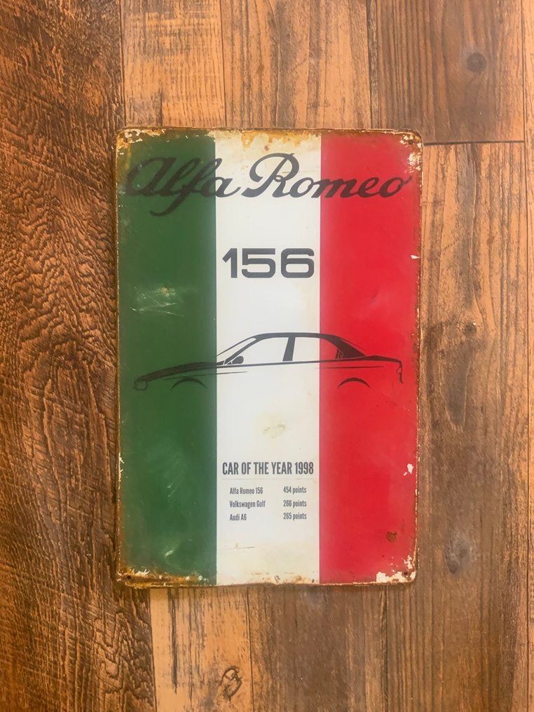 Metall-targa - Markedsføringstegn - plate #1.0