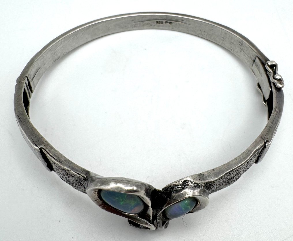 Zonder minimumprijs - Armband Zilver Opaal #2.1