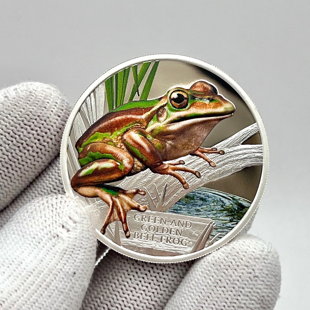 Τουβαλού. 1 Dollar 2013 – Endangered & Extinct: Tasmanian Devil – 1 oz Silver coin – Ag .999 #4.3