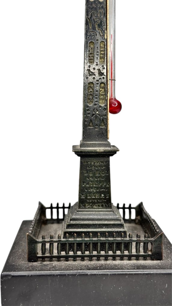 Termometer - Brons - Obelisktermometer #4.3