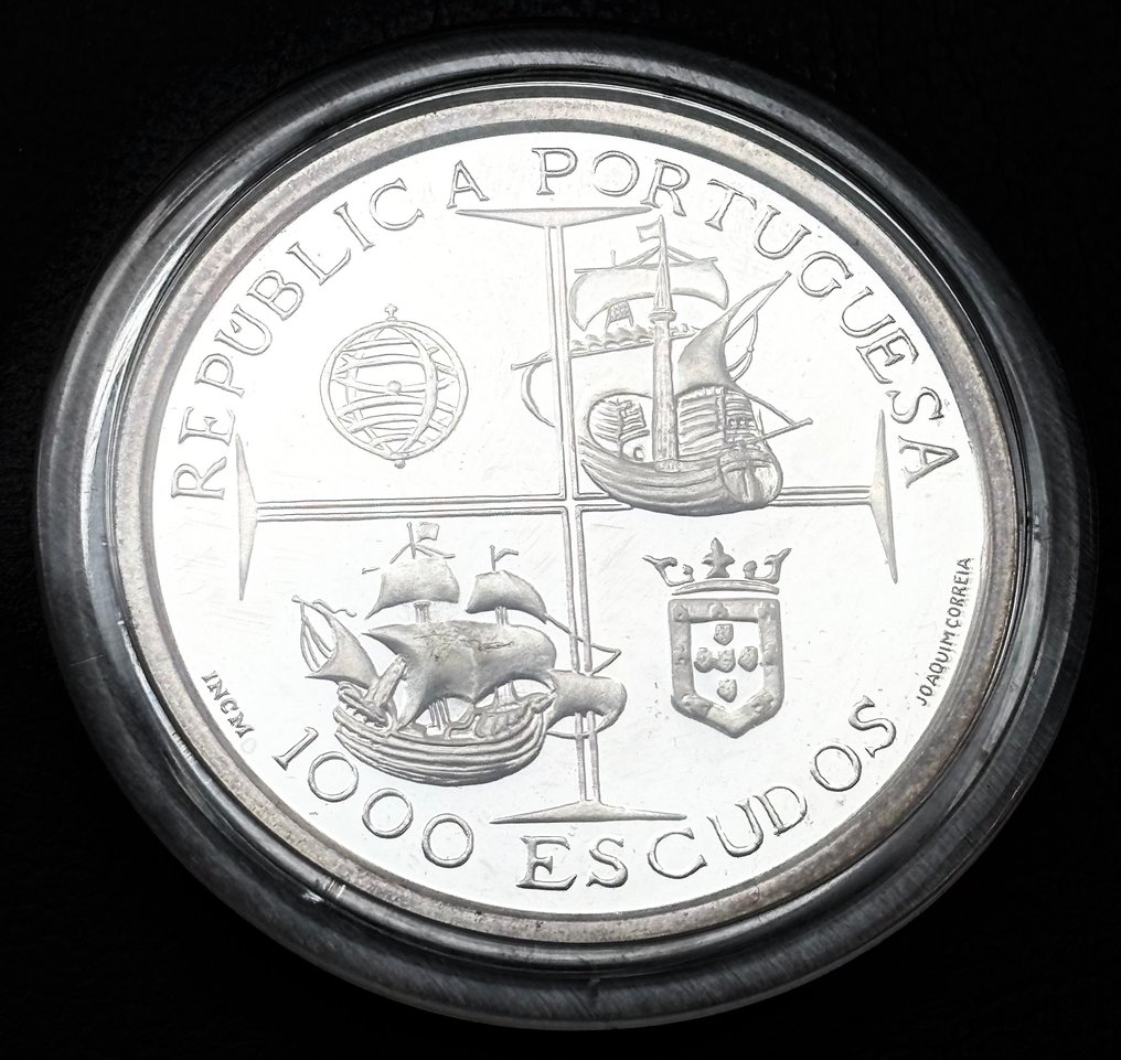 葡萄牙. 1000 Escudos Dom Manuel I; proof issue 1998 - 15,000 exemplares  (沒有保留價) #1.0