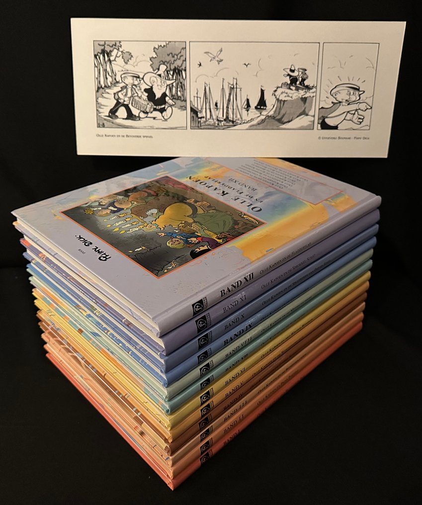 Marten Toonder - Olle Kapoen - complete reeks - 12 delen (hardcovers) - 12 albums + silkscreen print - 1999/2005 #1.0