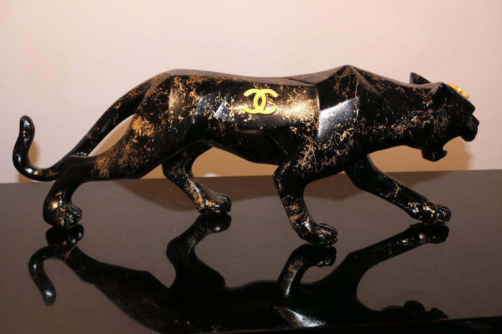 Rich'ART - Panthère version Chanel - XL Size : 46 cm de long #3.2