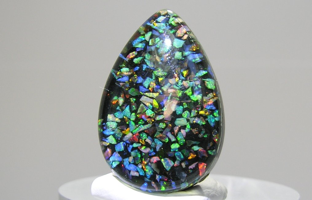 Opál Cabochon - Magasság: 26.9 mm - Szélesség: 18.8 mm- 4.8 g - (1) #1.0