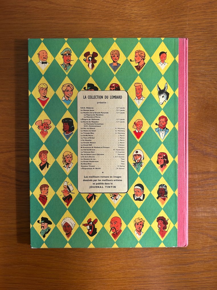 Blake & Mortimer T3 - Le Mystère de la Grande Pyramide 1 - C - 1 Album - Neuauflage - 1959 #1.0