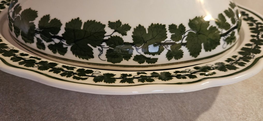 Meissen - Plat - Grüner Weinkranz - Porcelaine #3.2