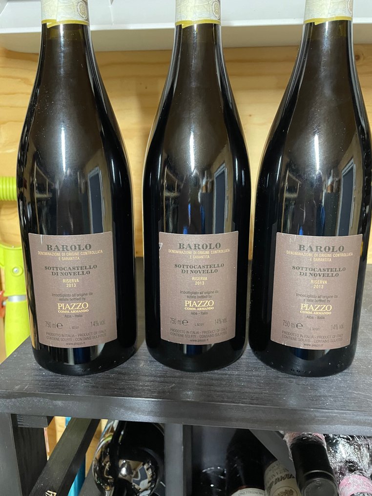 2013 Piazzo, Sottocastello di Novello - Barolo Riserva - 3 Bottles (0.75L) #2.1