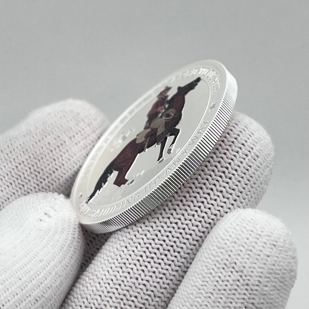 Tuvalu. 1 Dollar Tuvalu 2021 - John Wayne Silver coin 1 oz - Ag999 (Sem preço de reserva) #3.2