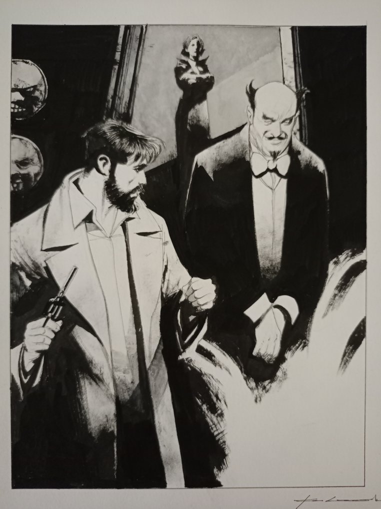 Roi, Corrado - 1 Original drawing - Dylan Dog - "666" #3.2