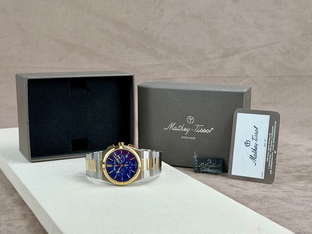 Mathey-Tissot - Zoltan two-tone Chronograph Date - H117CHBBU - Uomo - 2020+ #2.1