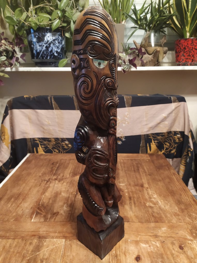60cm χειροποίητο σκαλιστό Tiki - TekoTeko - Maori - Νέα Ζηλανδία #1.0
