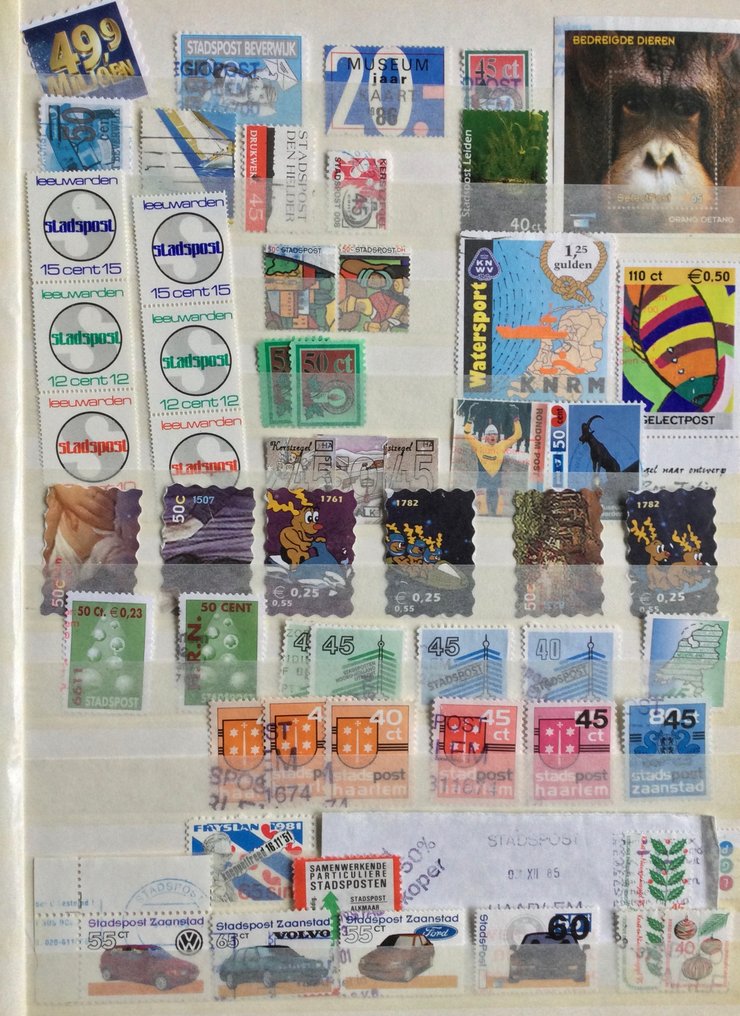 Pays-Bas - Collection de pièces de Stadspost, séries, blocs, petits feuillets, objets de valeur postale et #2.1