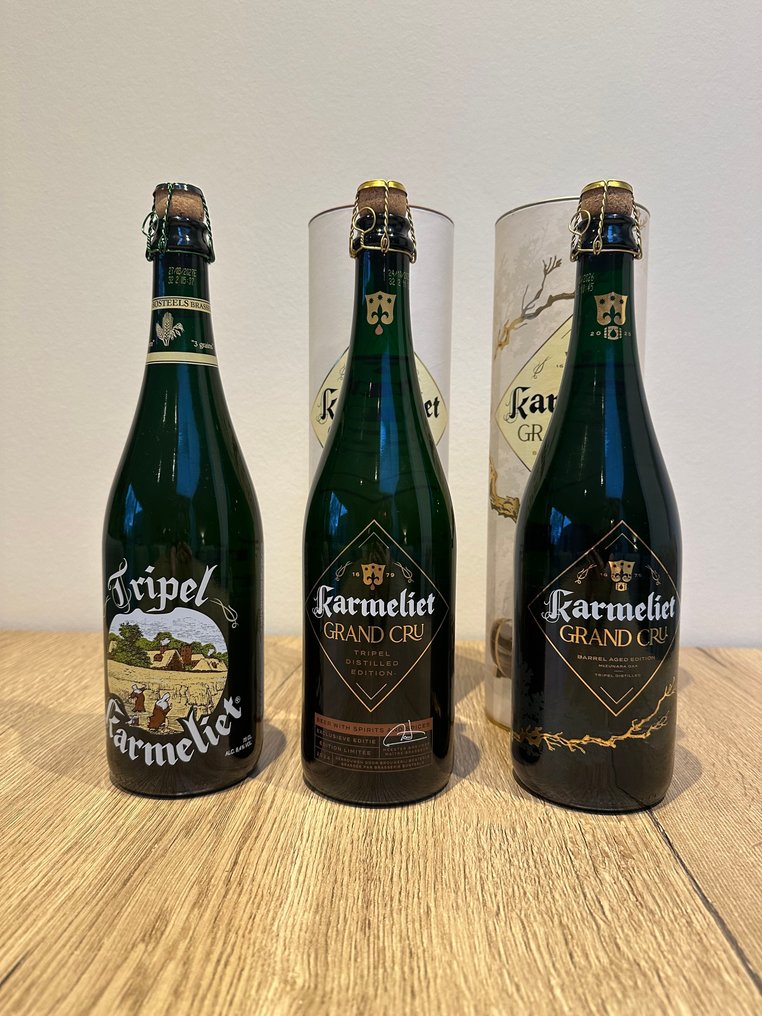 Bosteels - Tripel Karmeliet: Original, Triple Distilled & Barrel Aged editions - 75cl - 3 bottles #1.0