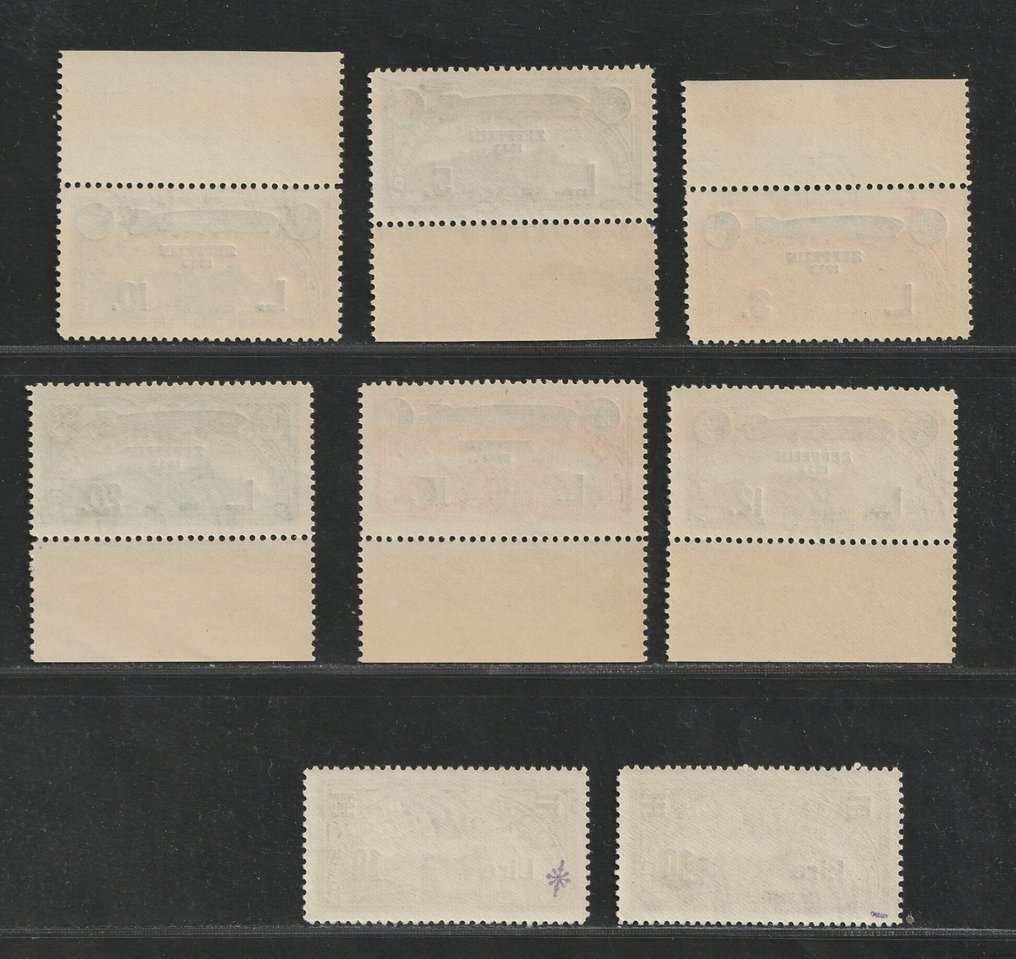 San Marino 1933/1942 - Better semi-classical values - Sassone P11/PA16, PA19/PA20 #1.0