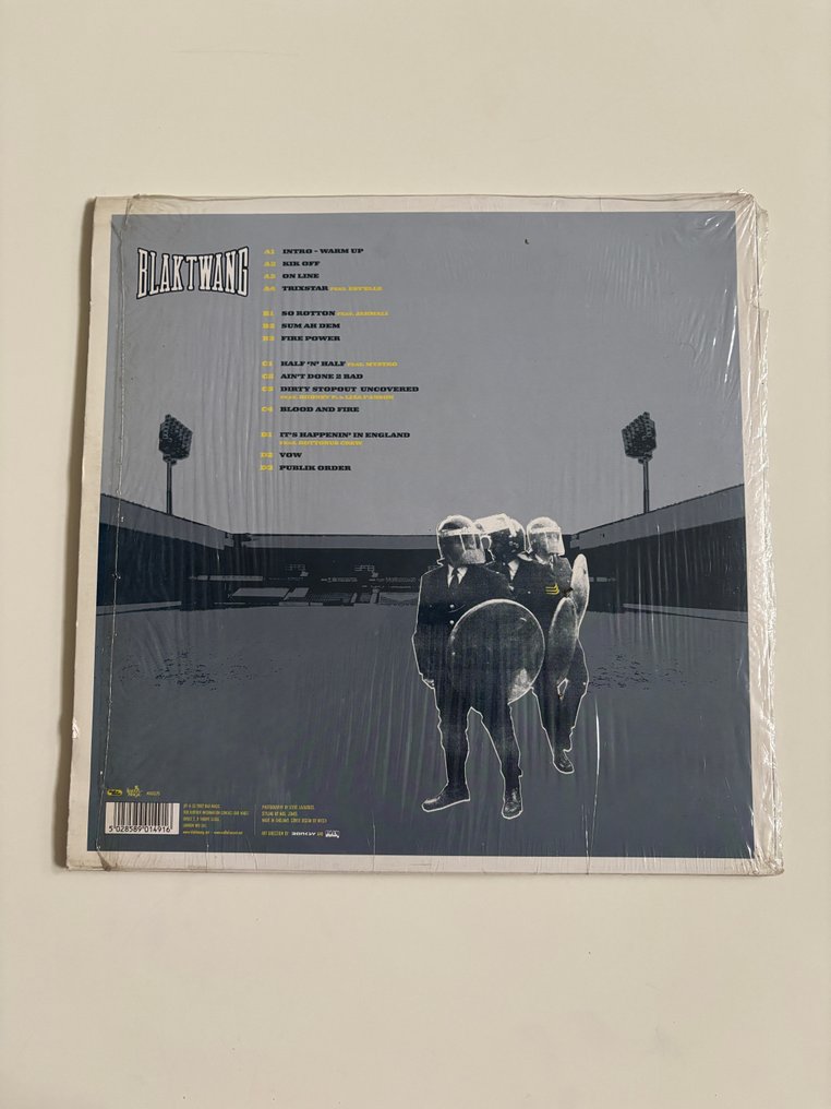 Blak Twang, Banksy Art Cover - Kik Off, Trixstar, So Rotton - Vinylplate - 2002 #2.1