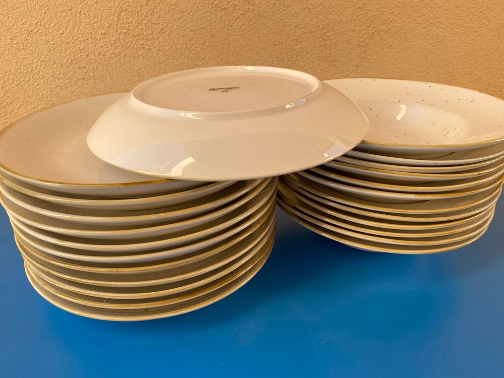 Sangi Hospitality Java - Serviciu de masă pentru 12 (24) - Porțelan - Design complet și actual #4.3