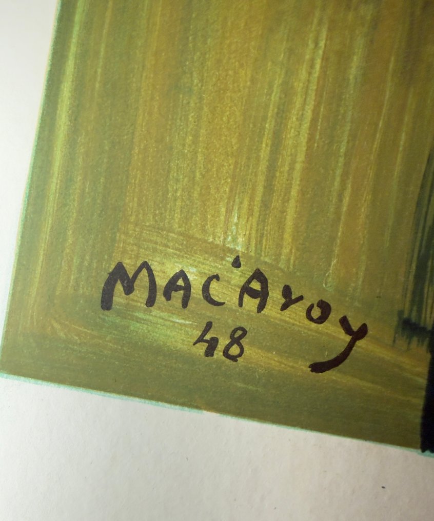 Pierre MacAvoy - De plas (Paris) - Périgord – SNCF 1948 – Pierre MacAvoy – Affiche originale – Lithographie – De Plas – Grand format – - 1940年代 #3.2