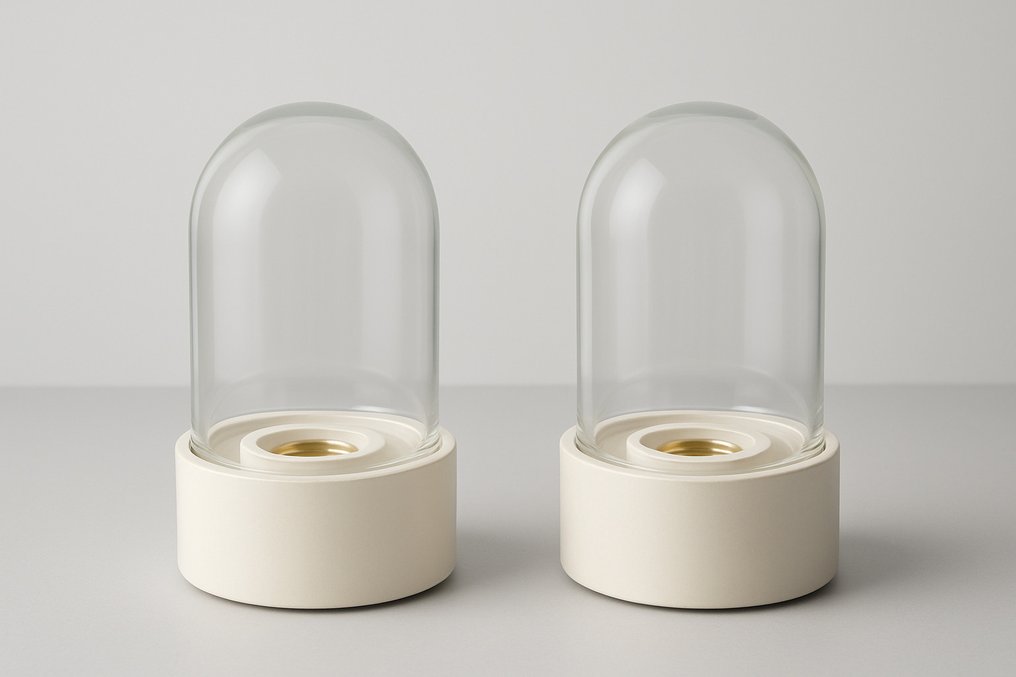 Ifö Electric - Plafoniera (2) - stallo - Gres #1.0