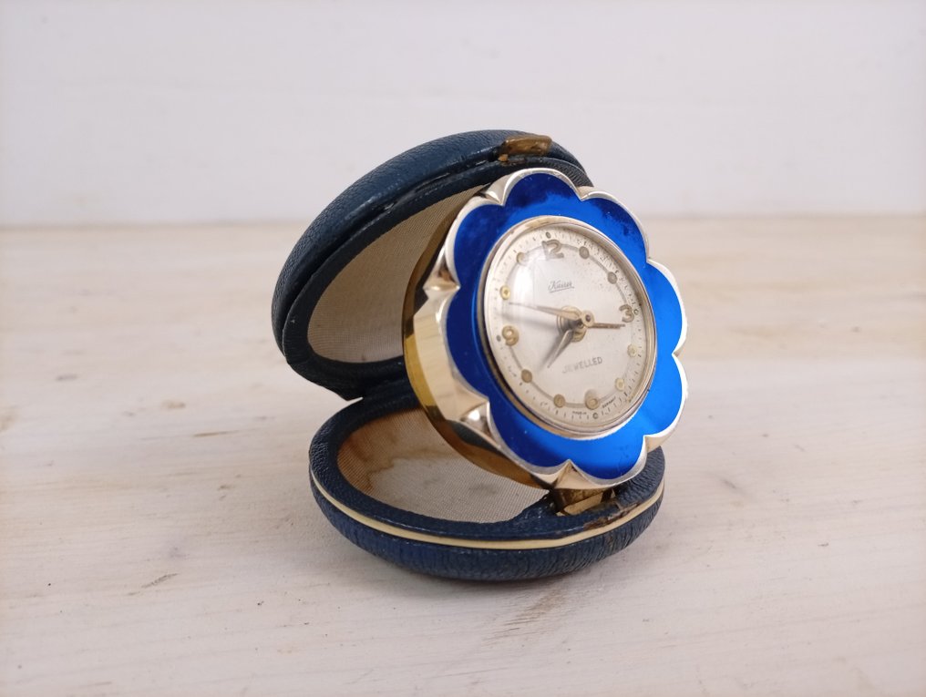 Table/desk clock -   Brass - 1950-1960 #1.0