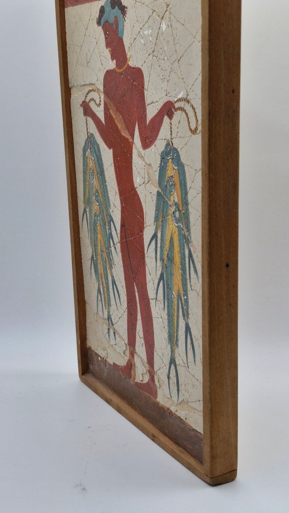 古風 馬賽克 - thera - 1970-1980 - 年轻渔夫壁画  #3.2