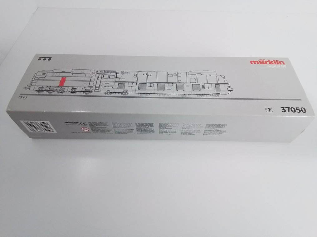 Märklin H0轨 - 37050 - 带煤水车的蒸汽机车 (1) - 数字高速列车机车，带牵引式煤水车 BR 05 - DRG #1.0