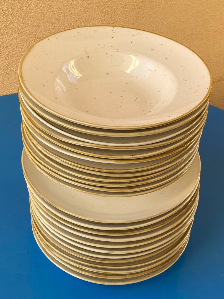 Sangi Hospitality Java - Serviciu de masă pentru 12 (24) - Porțelan - Design complet și actual #1.0