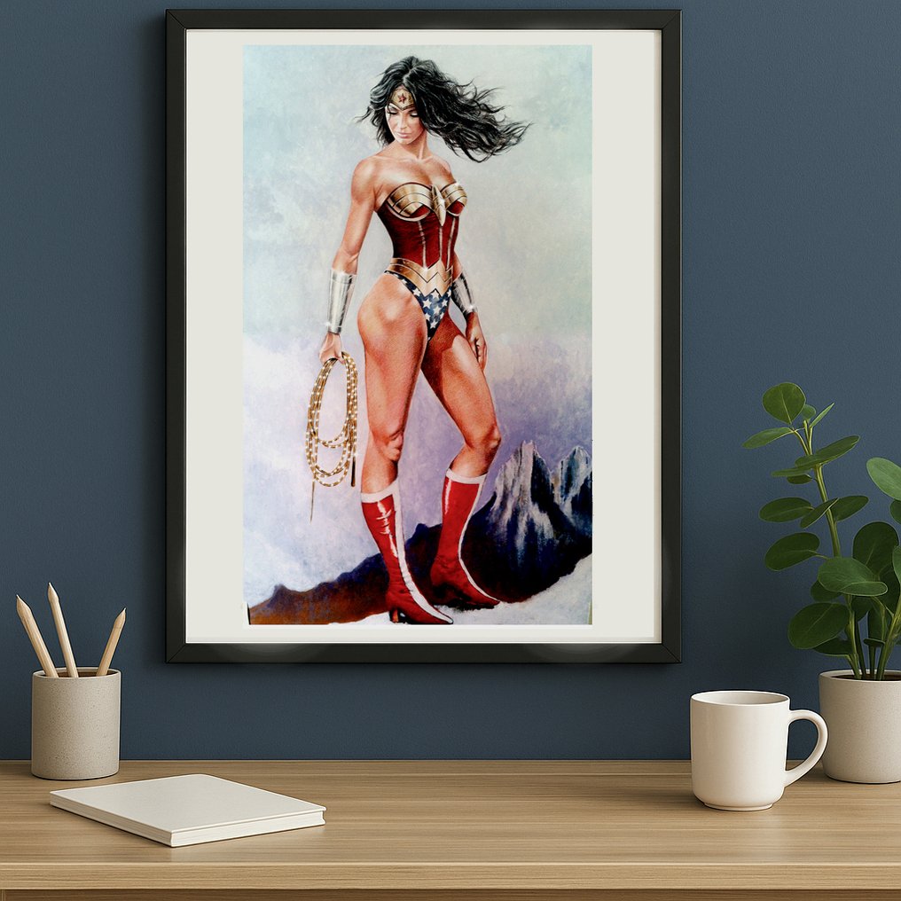 Oscar Garcia Calibos - Wonder Woman - WONDER WOMAN - Where the Winds of the Godesses Blow - Gicleé - Print #1.0