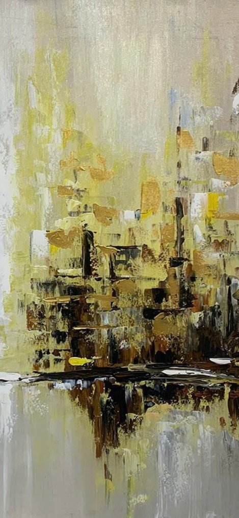 Nguyen Robert - Aurore Urbaine 79 x 79 cm #4.3