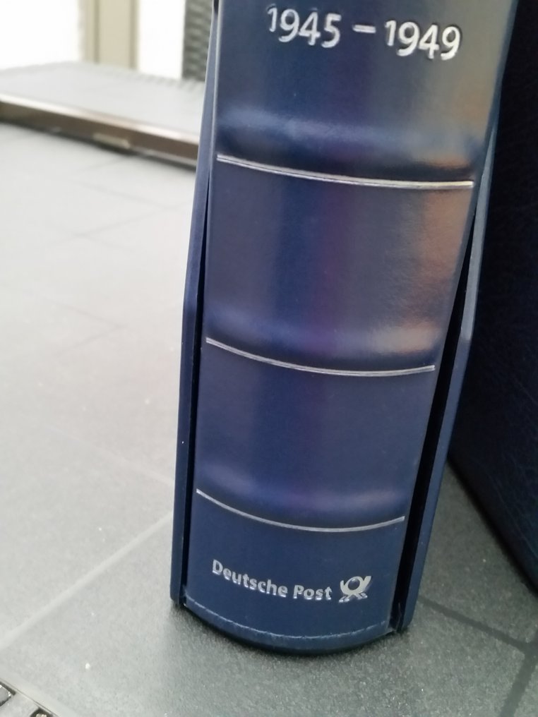 Γερμανία - Αξεσουάρ. Άλμπουμ Συμμαχικής κατοχής και Saarland. Μανσέτα με προεκτυπωμένα φύλλα Γερμανικής #2.1