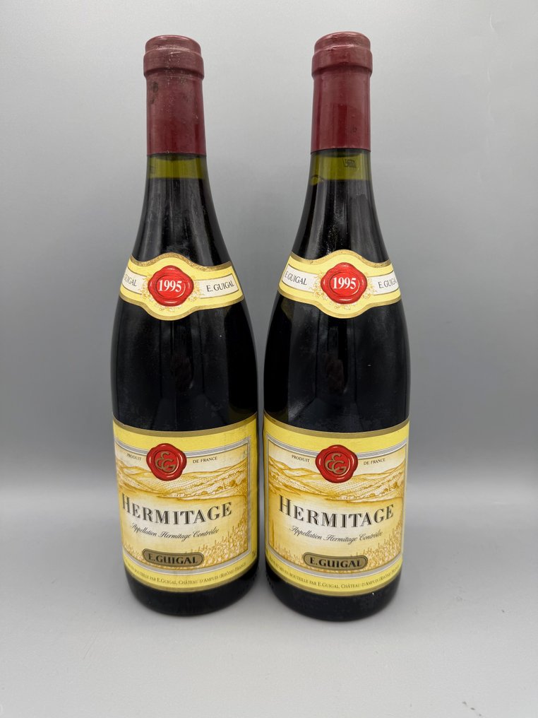 1995 E. Guigal - Hermitage, 隆河 - 2 瓶 (0.75L) #1.0