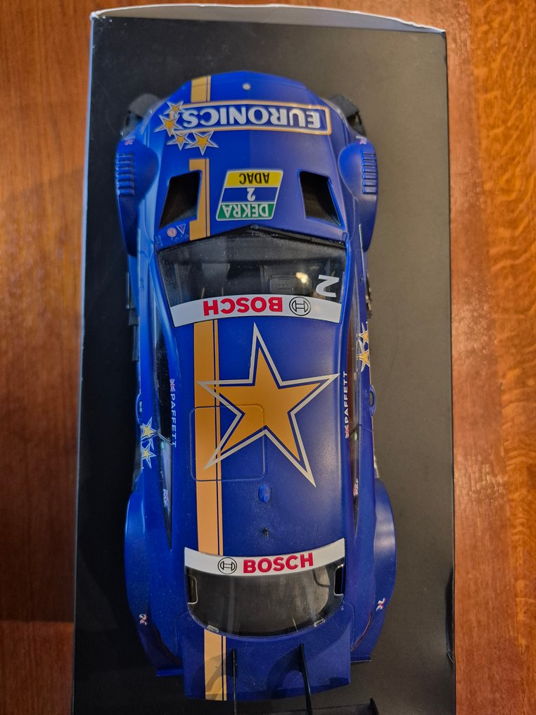 MiniChamps 1:18 - Model race car - Mercedes-AMG C63 DTM Euronics #2 Paffett #3.2