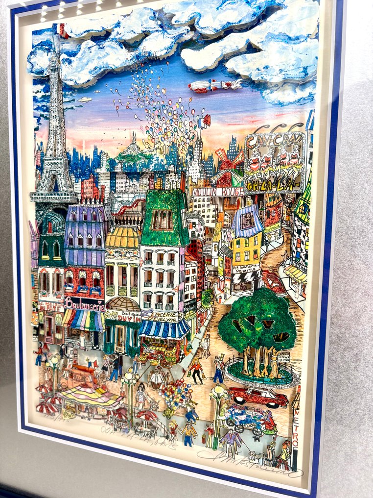 Charles Fazzino (1955) - OOH LA LA, LA Paris #2.1