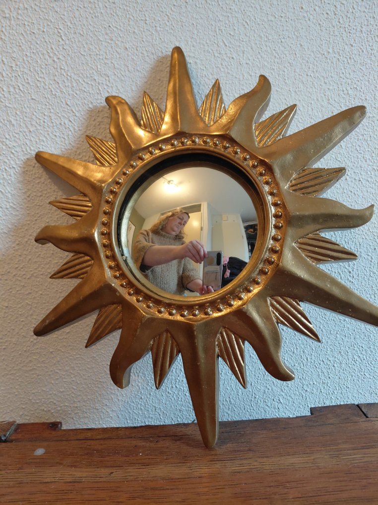 Mirror - Resin - Vintage convex #1.0