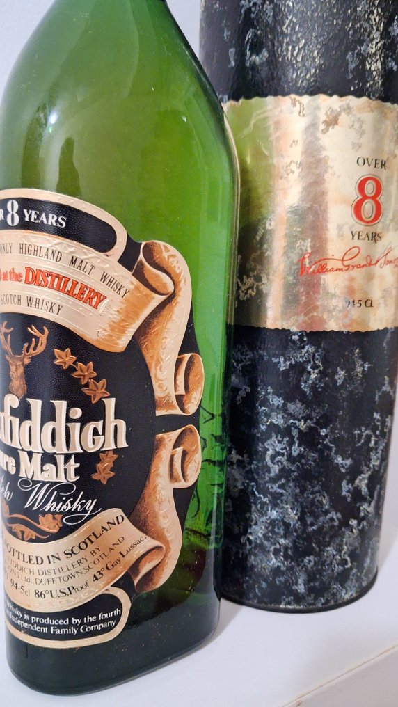 Glenfiddich 8 Pure Malt  - b. αργά μέσα στα τέλη της δεκαετίας του 1960 και αρχές της δεκαετίας του 1970 - 94.5cl #2.1