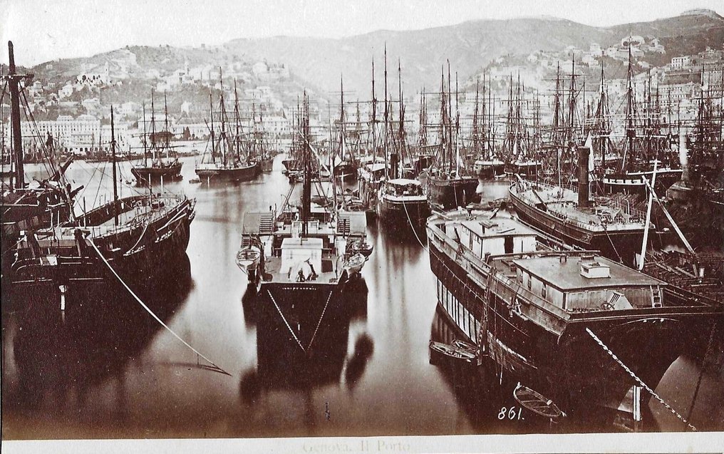 Alfred Noack (1833-1895) - Genova : 4 albumine #1.0