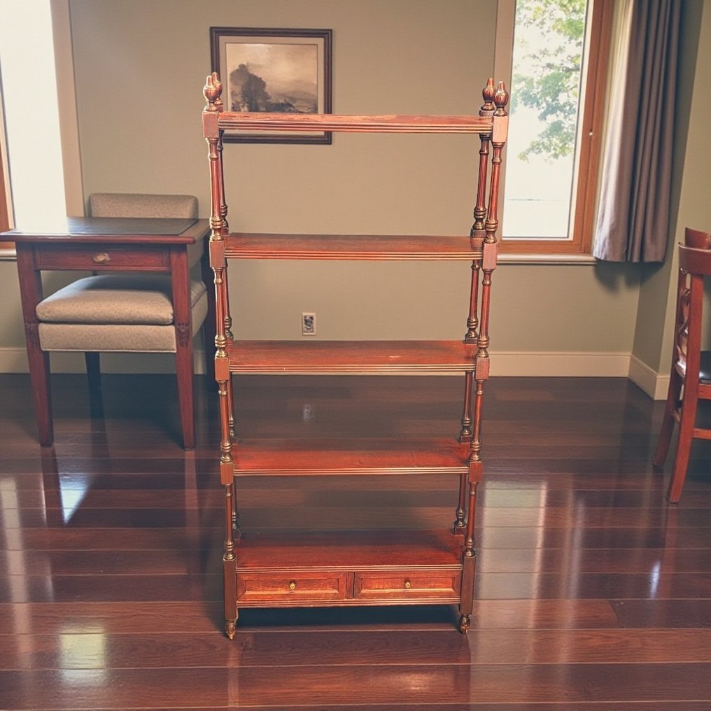 Hyllenhet - Cinco Baldas - Mahognyträ #1.0