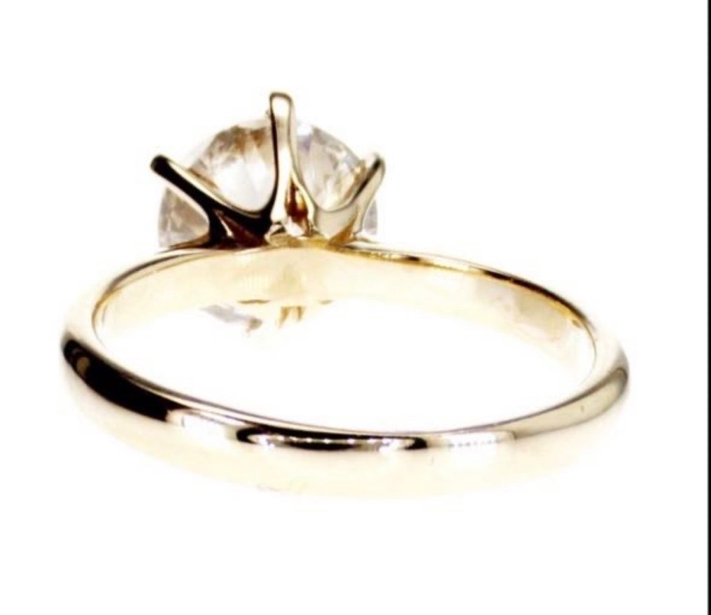 Δαχτυλίδι αρραβώνων - 14 καράτια Κίτρινο χρυσό - 2.54ct. tw. Διαμάντι (Φυσικό) #1.0