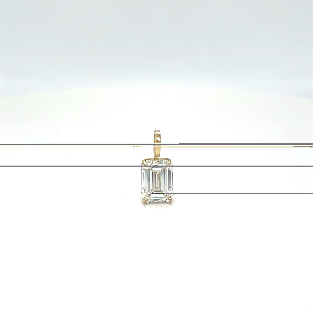 Ingen mindstepris - Vedhæng - 14 karat Gulguld - 2.00ct. tw. Diamant (Laboratoriedyrket) #1.0