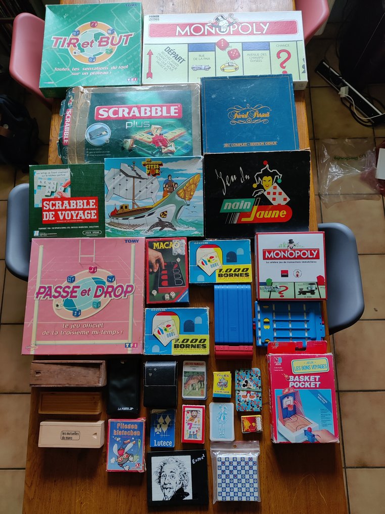Jogo de tabuleiro - Lot de 30 anciens jeux de société en bon état et complets #3.2