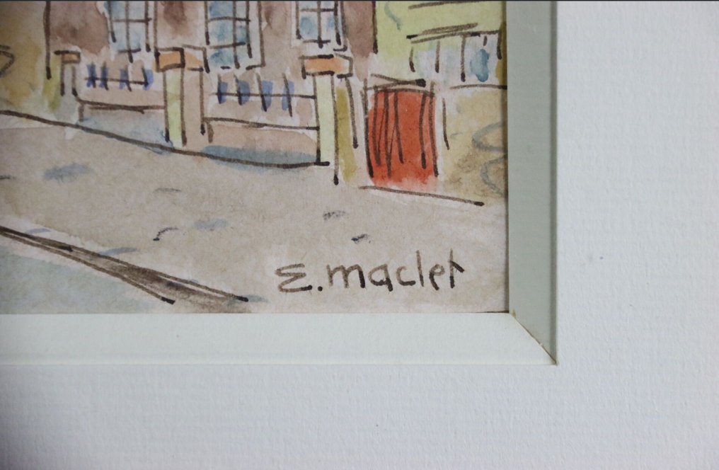 Elisée Maclet (1881-1961) - Vue de Montmartre #3.2