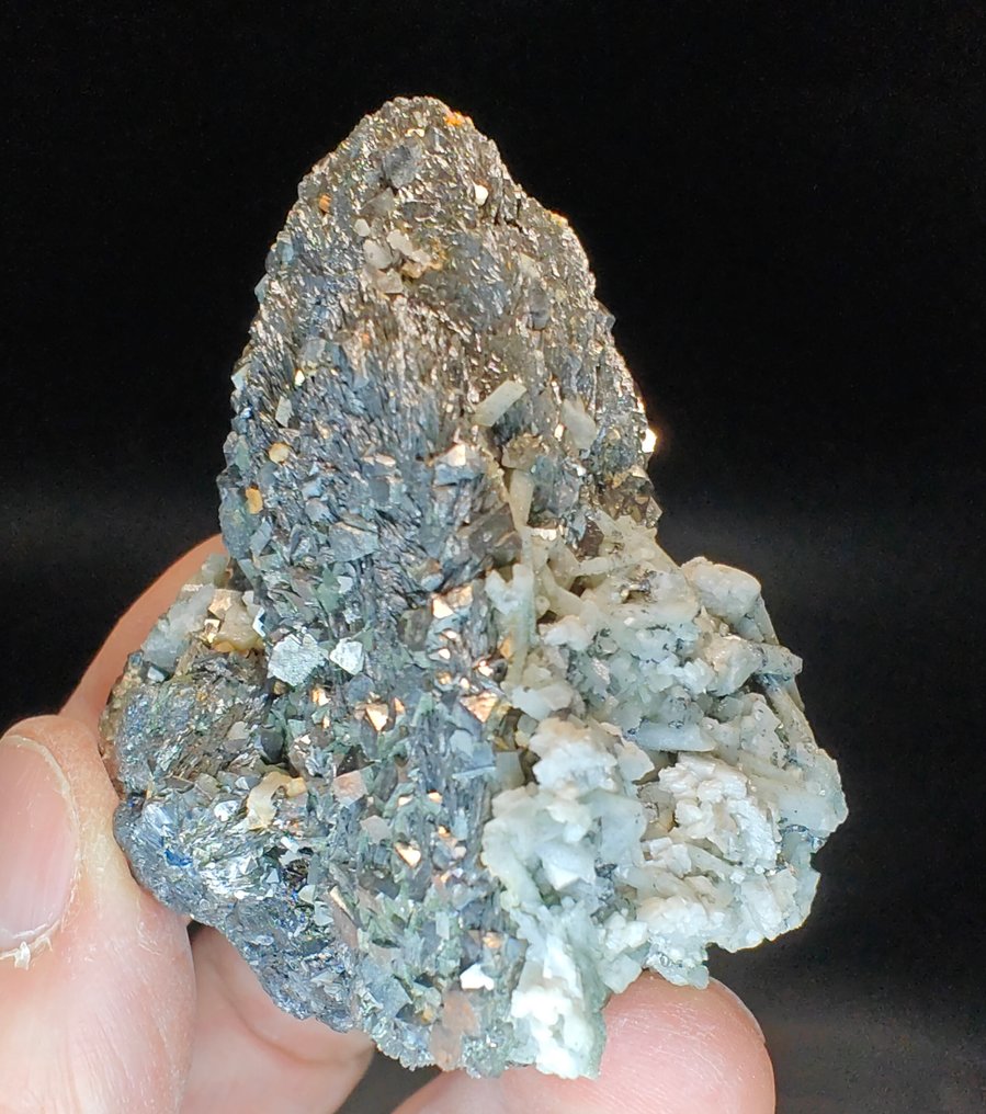 Exclusive paragenesis, Lollingite, Arsenopyrite, quartz - Height: 7 cm - Width: 5 cm- 310 g #4.3
