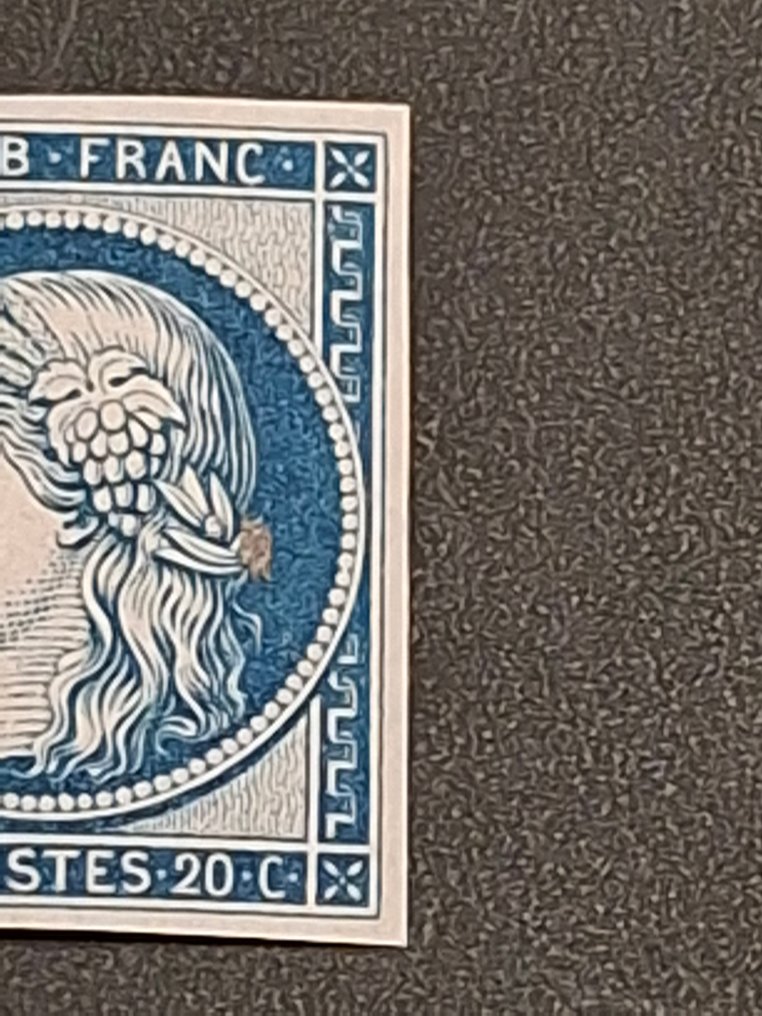 法國 1849/1849 - Ceres N° 8 neuf 未发行，1862年印刷，极佳，附有证书。 #3.2