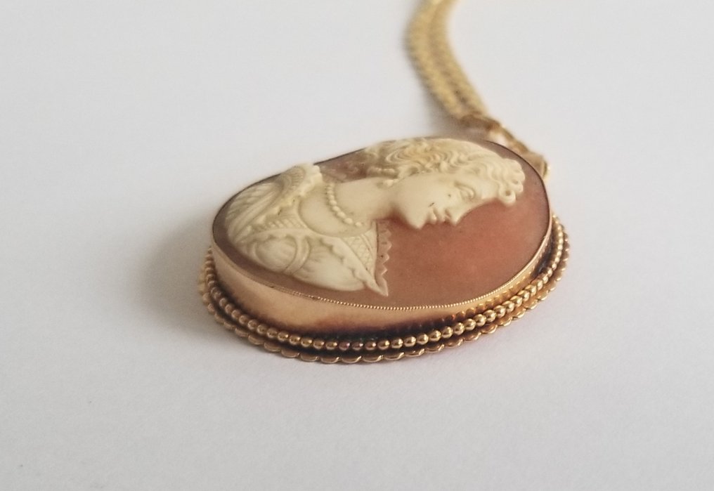 吊坠项链 - 18K包金 黄金 #3.2