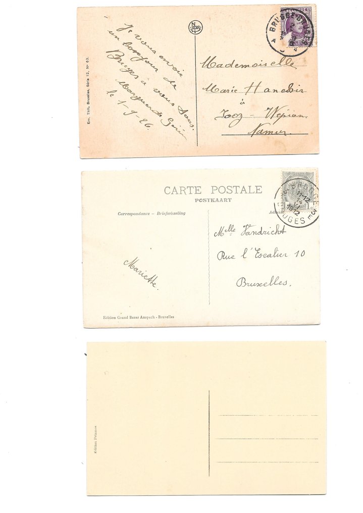 Belgia - Bruges (Bruges) - Postkort (153) - 1900-1960 #3.2