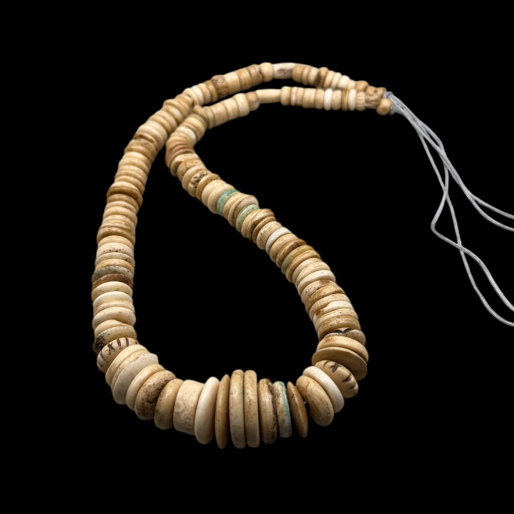 Αρχαίος κόκκαλο Σειρά από χάντρες - Αναδομημένα beads. (χωρίς τιμή ασφαλείας) #1.0