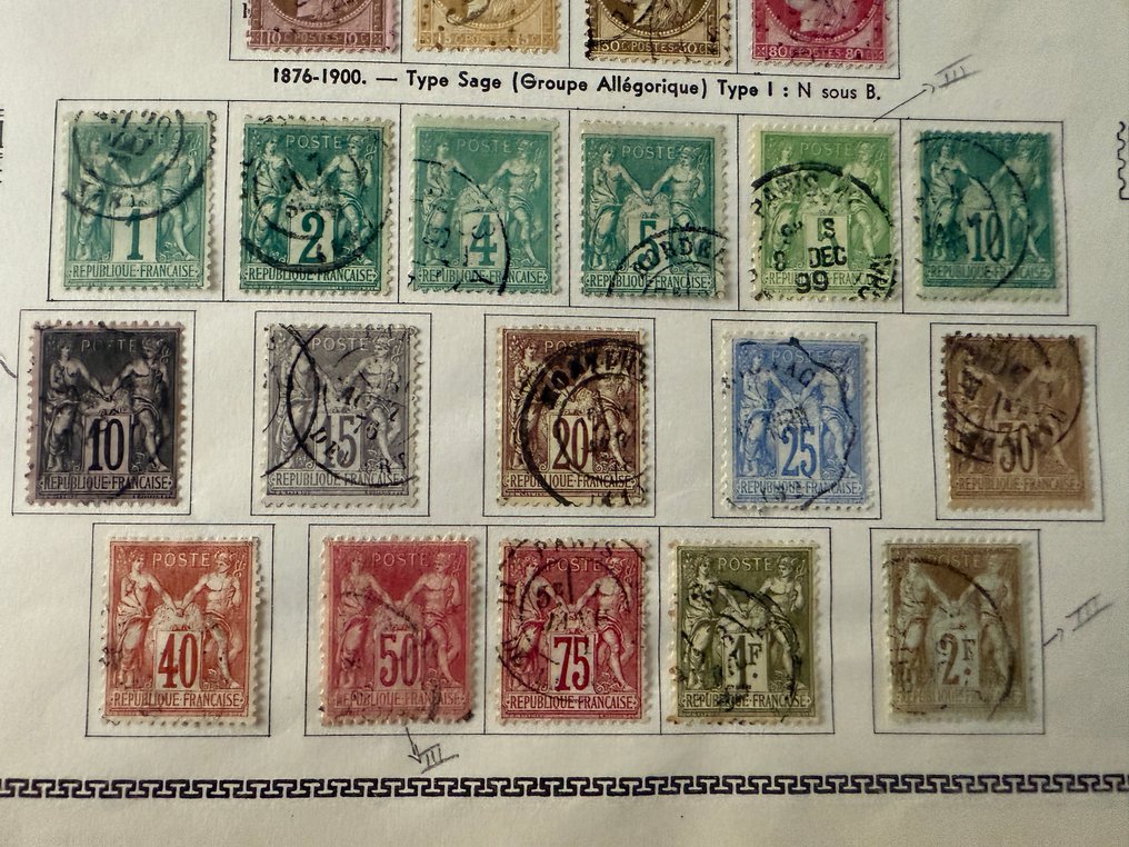 Frankrijk - Yvert 36/106 'Classiques' en oblitérés (+ onder andere Bordeaux, volledige zegels) - waarde + 3000 #3.2