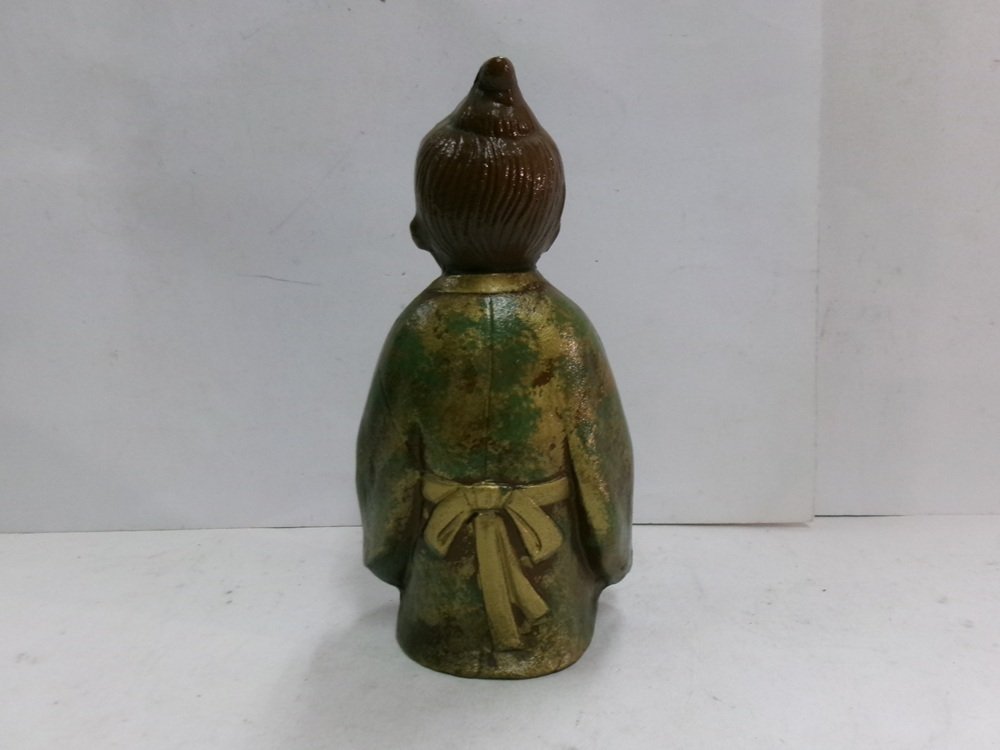 Iron (cast/wrought) Crafts: Selflessness apprentice to a priest 無我童子 - Japan - Shōwa period (1926-1989) #3.2