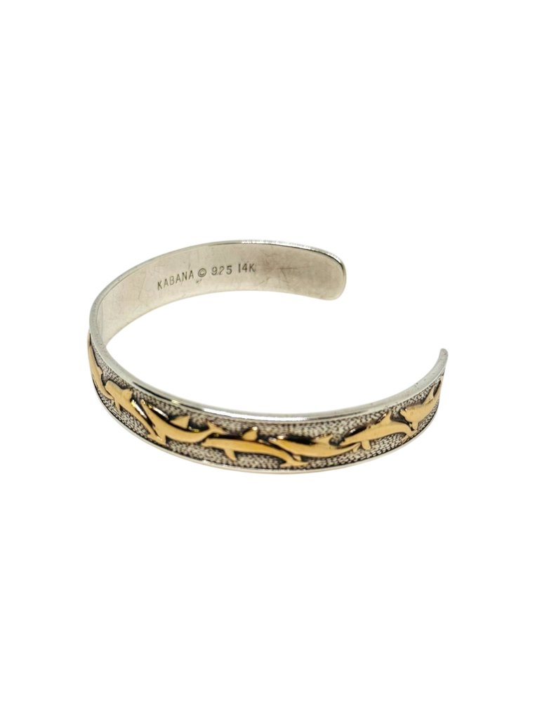 Sans prix de réserve - Bracelet - 14 carats Or jaune, Argent - Kabana, USA #3.2