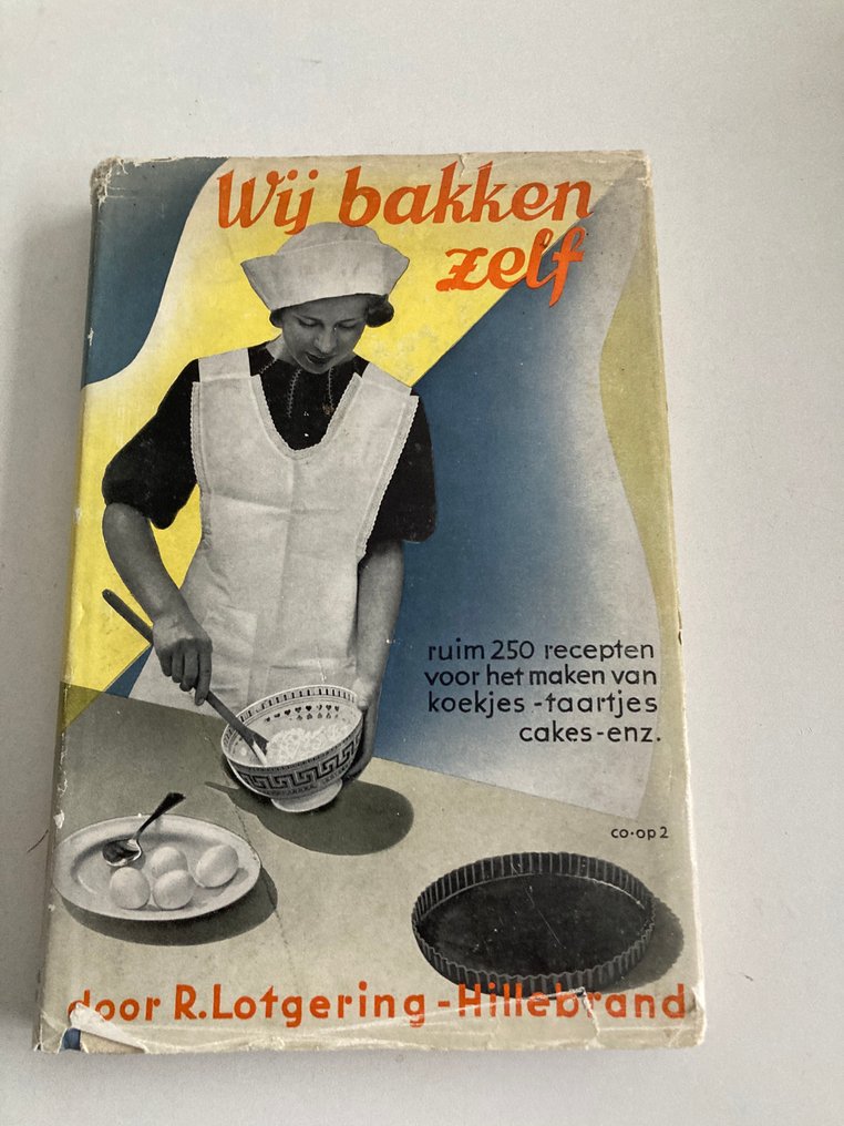 R. Lotgering-Hillebrand, H. Hornstra, C.J. Wannée, P.J. Sarels Van Rijn - Lot with 6 Dutch cookbooks - 1950 #1.0