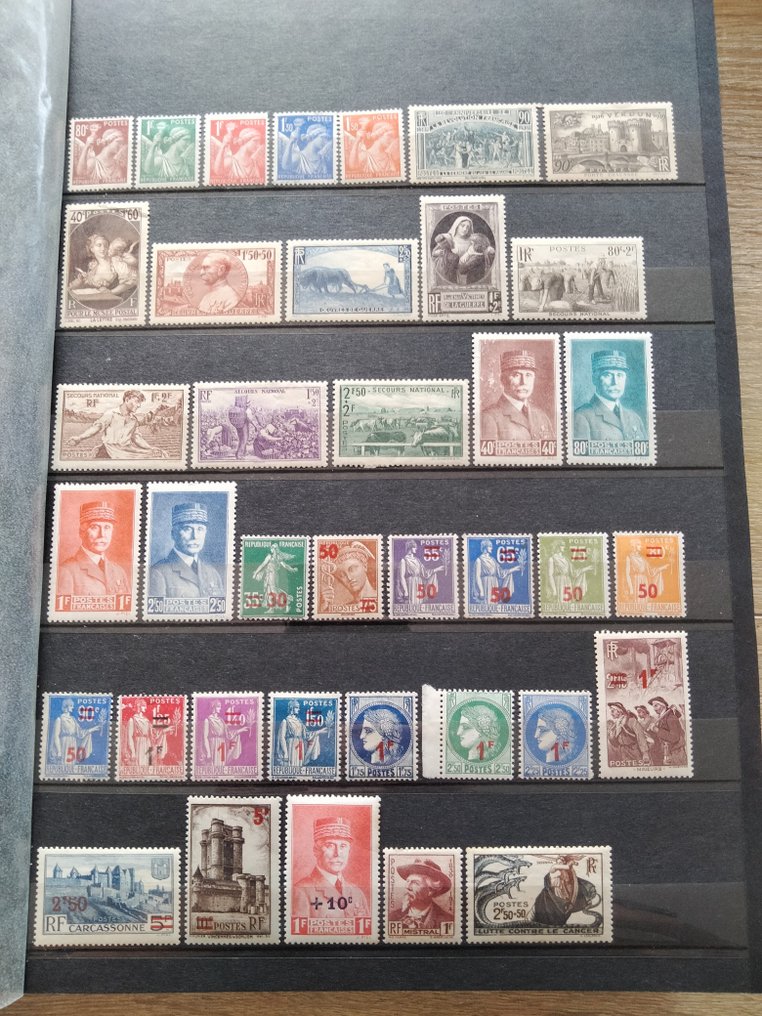 法國 1900/2023 - 法国邮票册子、块状邮票和滚筒邮票套装 - Yvert et Tellier #3.2